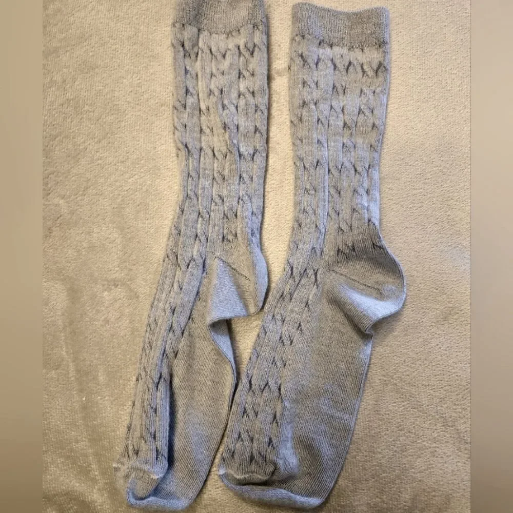 Cable Knit Trouser Socks